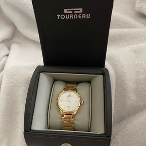 Tourneau Women’s Gold Stainless Steel Watch